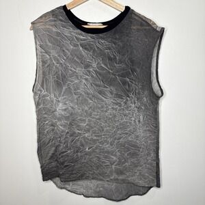Le Lis Dark Fairy Grunge‎ Tank Top S Black Whimsigoth Ethereal Goth Witchy Vamp